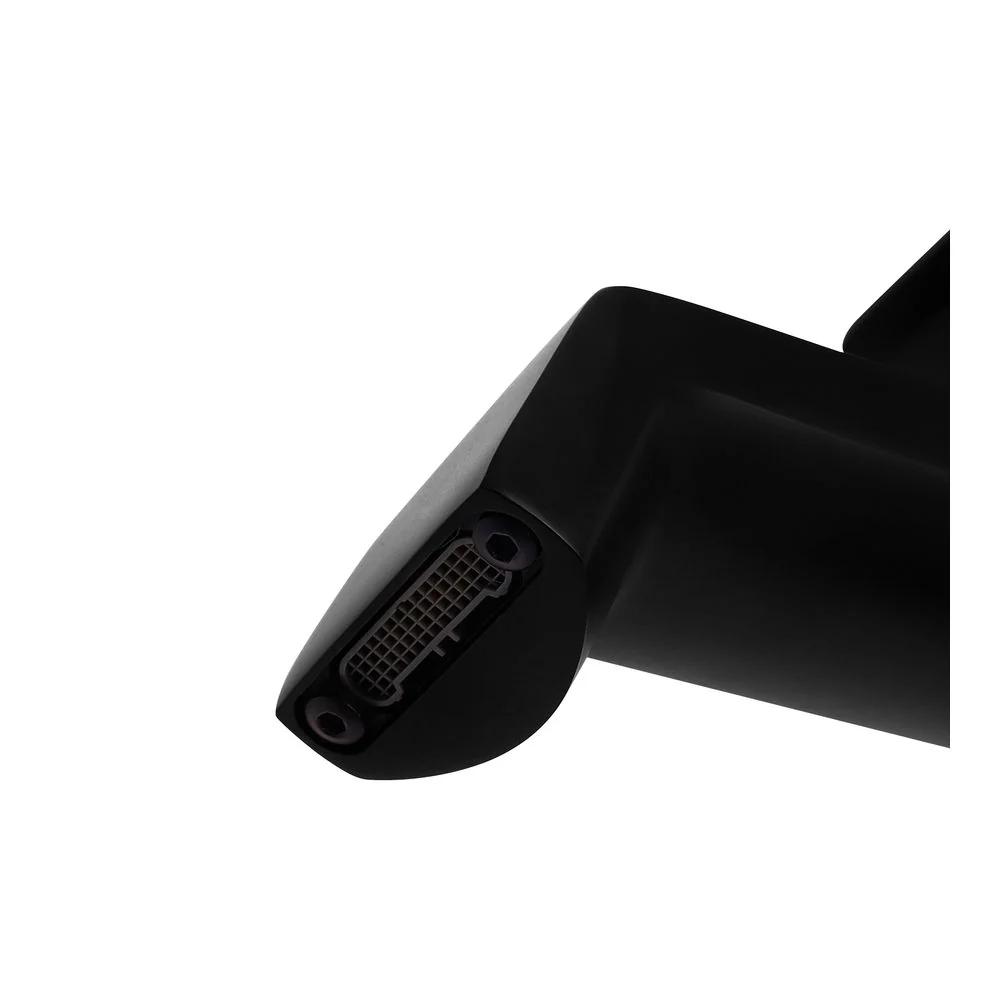 Monomando Corto "Fusion" Negro Mate Tecnobath