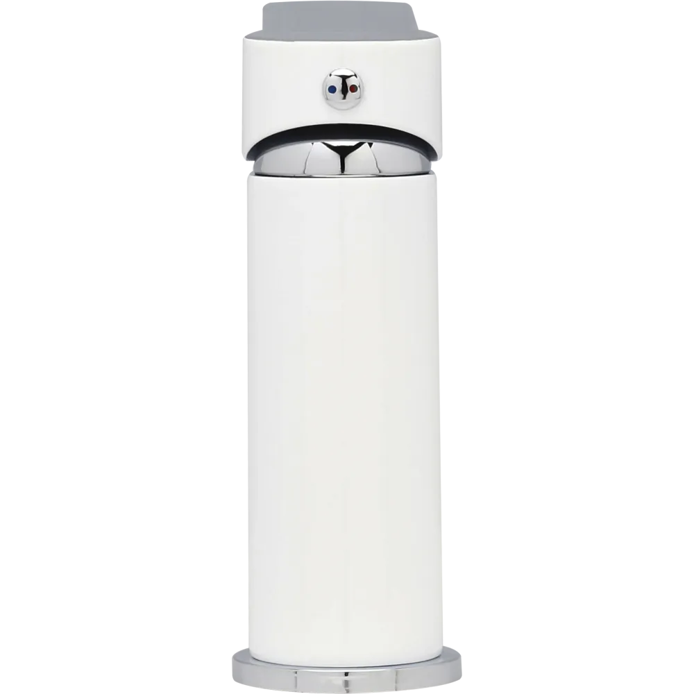 Monomando Corto Para Lavabo "Lucent" Blanco / Cromo Tecnobath