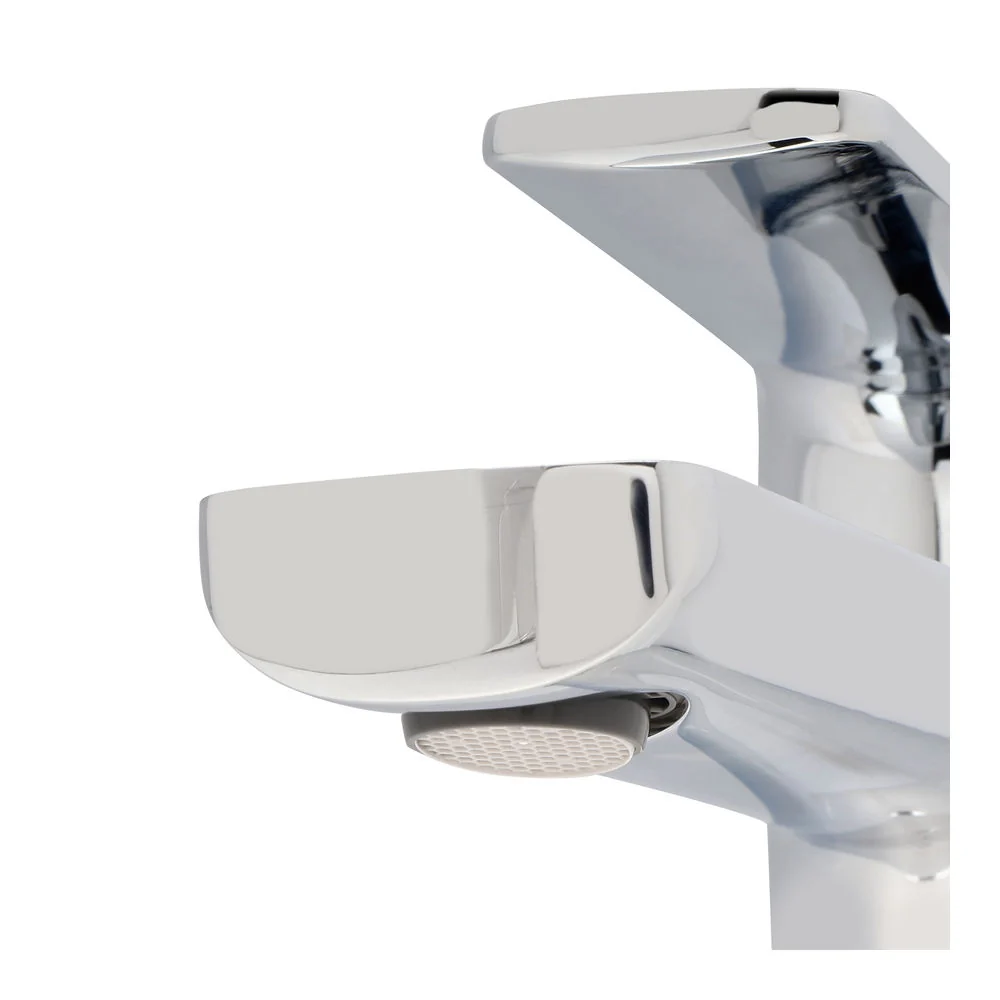 Monomando Corto Para Lavabo "Lucent" Cromo Tecnobath