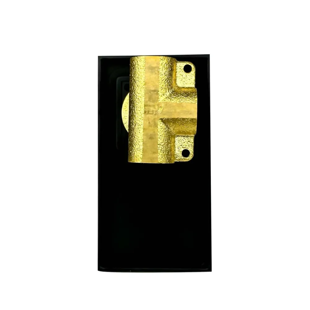 Monomando Empotrable para Regadera "Row" Negro Mate Tecnobath