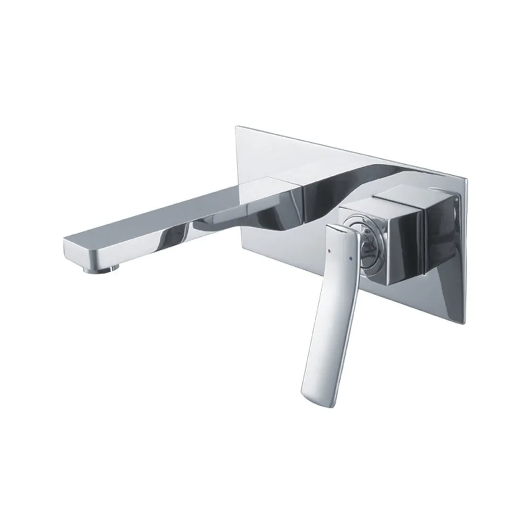 Monomando de empotrar para lavabo BENT Tecnobath