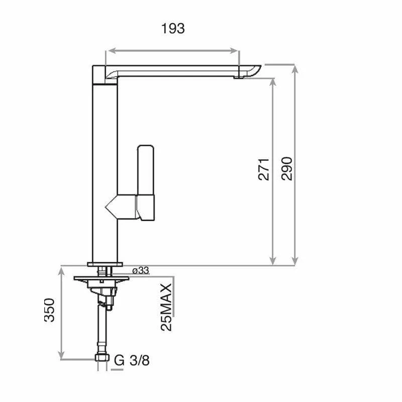Grifo Teka FO915 Negro
