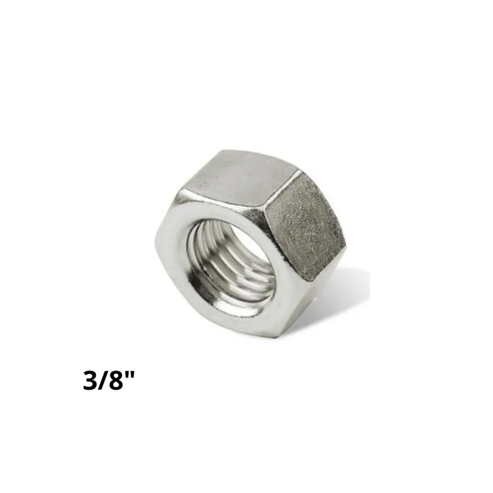 Tuerca Hexagonal Galvanizada Std 3/8" TORNIMASTER