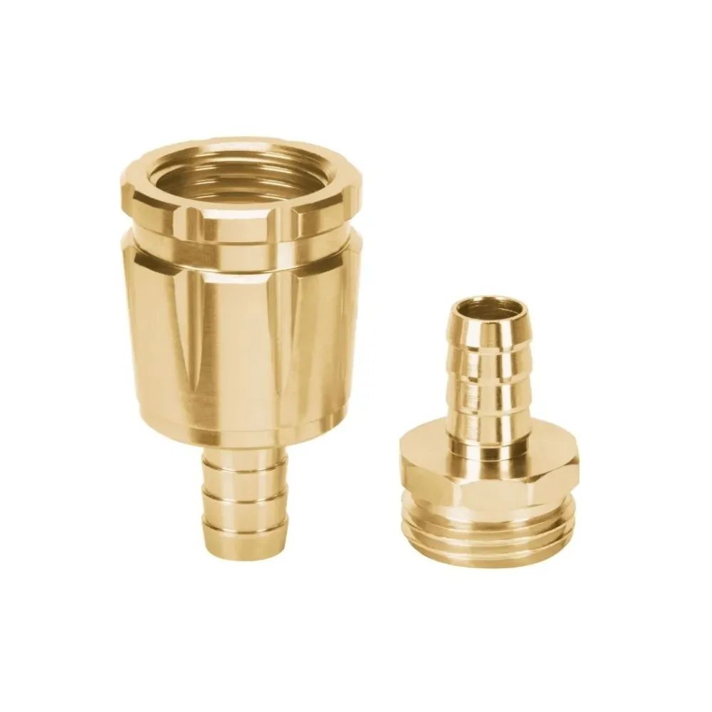 Juego Conectores Truper 101167 1/2" Macho/Hembra Latón Robustos