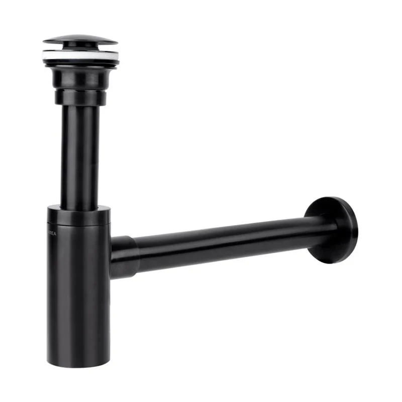 Cespol Con Contra De Acero Inoxidable En Acabado Negro, Modelo 2153.2, Urrea