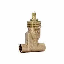 Llave Soldable Urrea De Empotrar Sin Maneral Acabado Cromado Pv2001