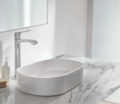Monomando Urrea Alto Para Lavabo Lia Cromado Pv22087