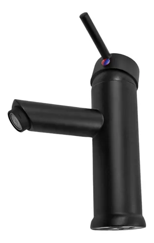 MONOMANDO BAJO PARA LAVABO RADIUM BLACK CE04.011N VALEMEX