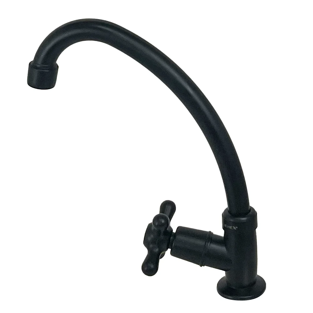 Llave Individual Tipo Bar para Fregadero - Acabado Negro Mate VALMEX