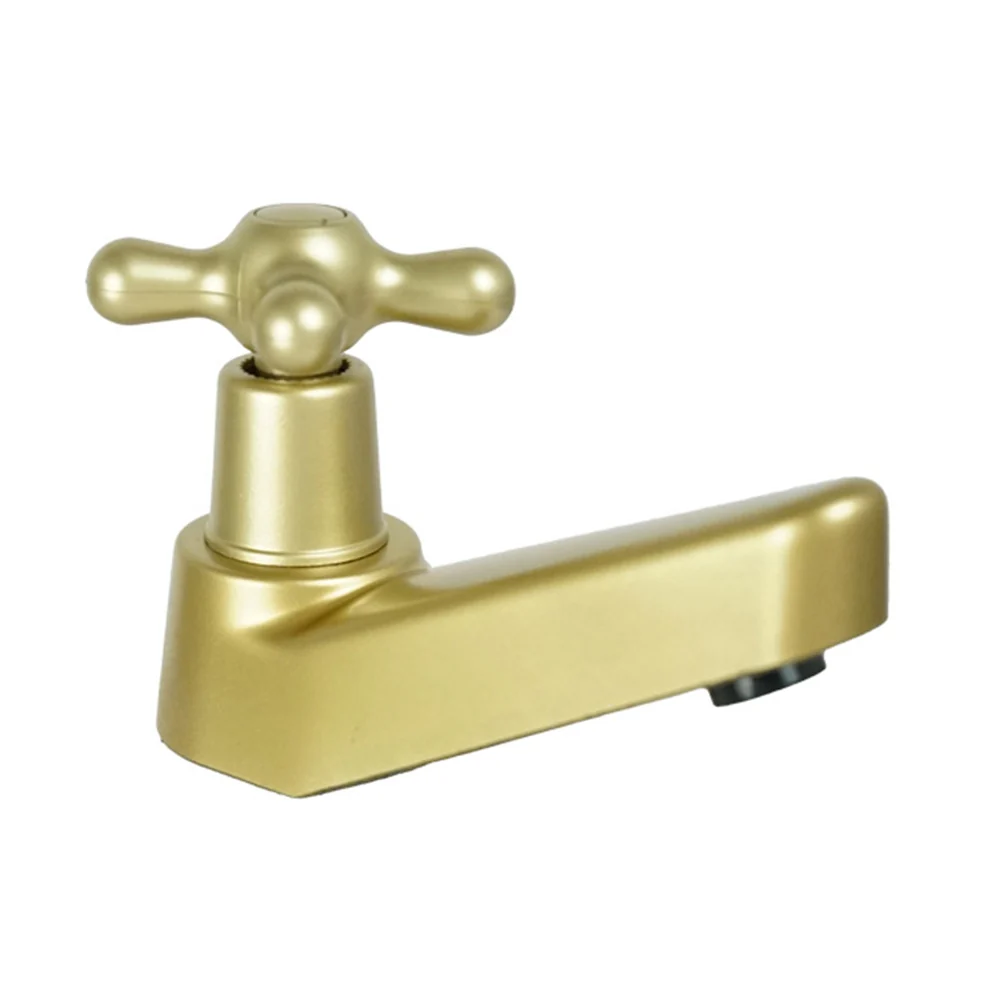 Llaves Individuales para Lavabo "ABS" - Acabado Brushed Gold VALMEX