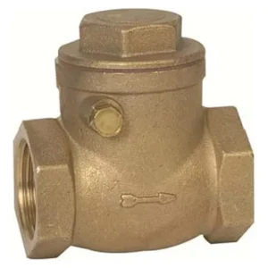Válvula Retención Horizontal Chapaleta Bronce 1 1/2 Pulgada