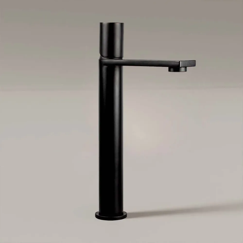 Monomando alto acero inoxidable 304 Negro Wasser