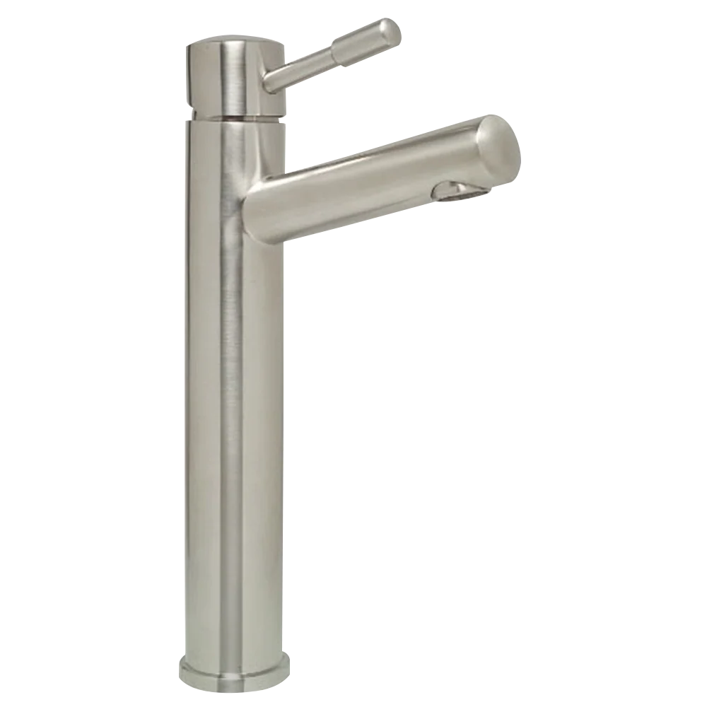Monomando alto para lavabo de acero inoxidable Wasser