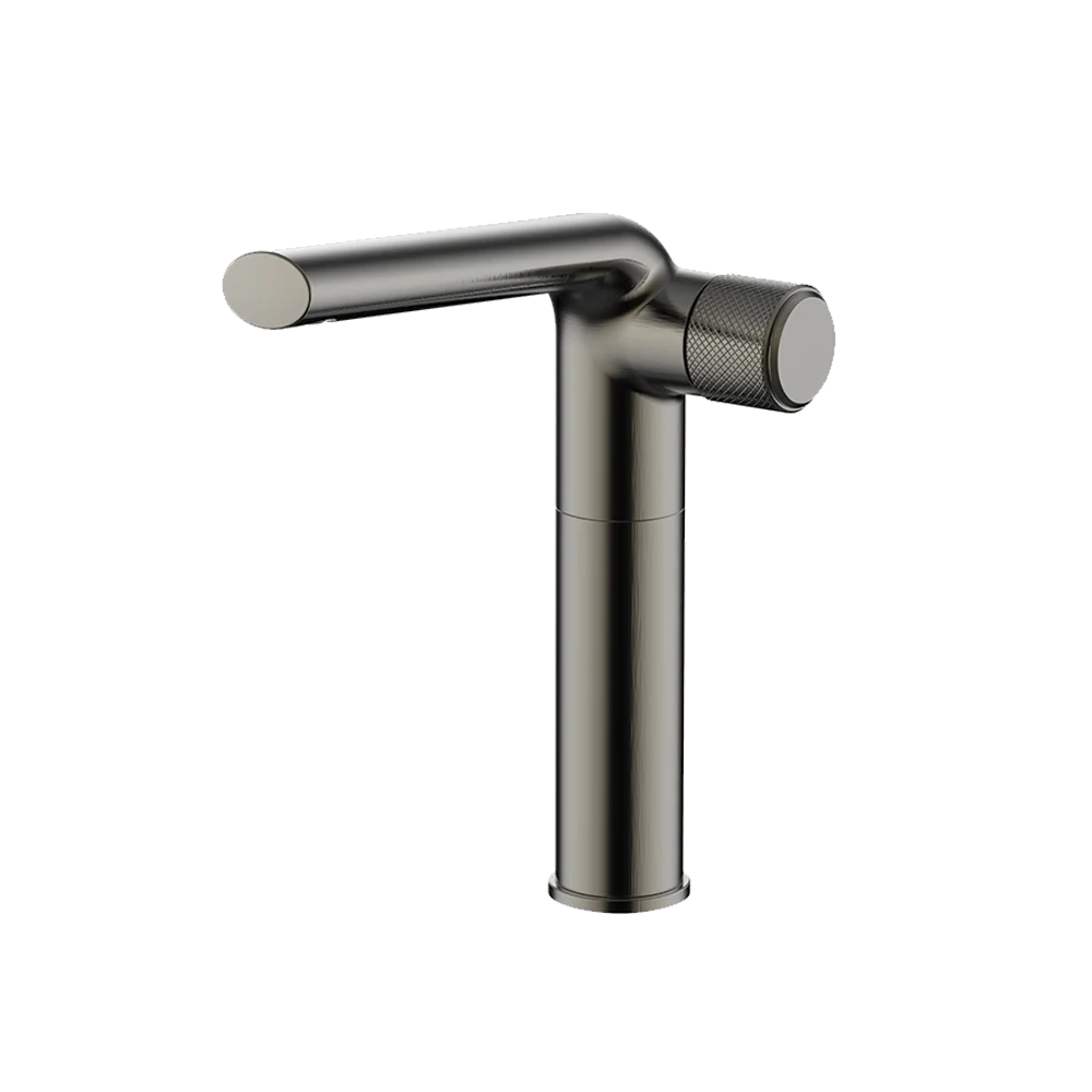 Monomando alto para lavabo PROJECT 1.0 Gun metal Wasser