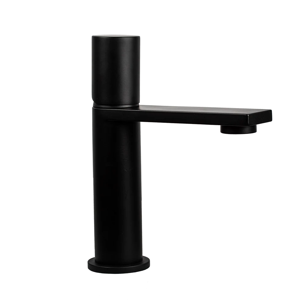 Monomando corto acero inoxidable 304 Negro Wasser