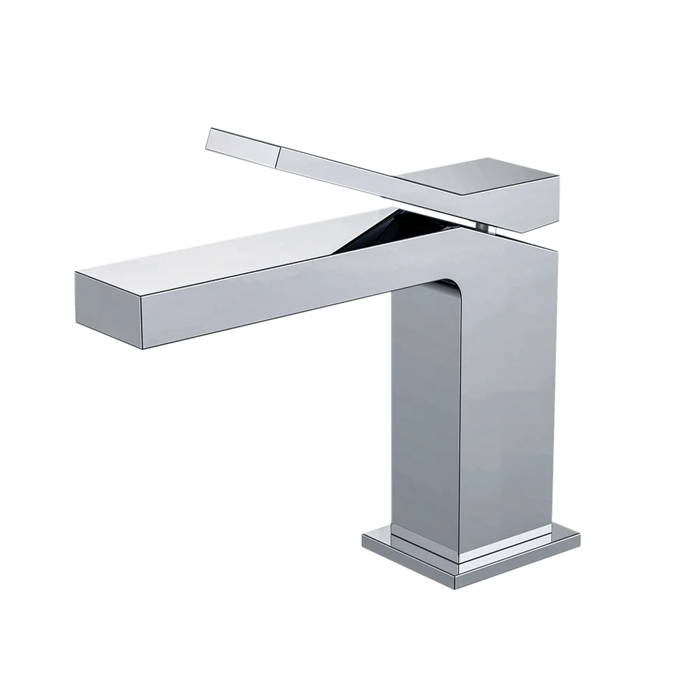 Monomando corto para lavabo EDGE 1.0 Cromo Wasser