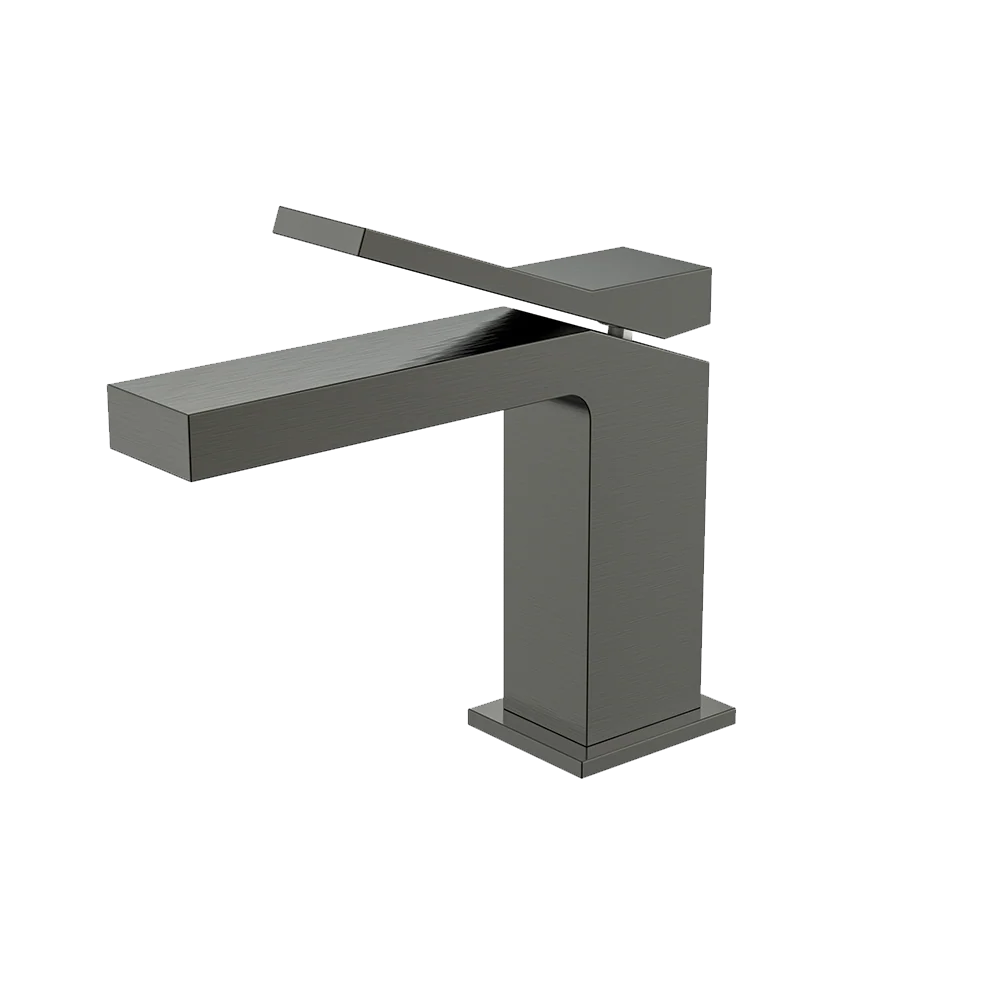 Monomando corto para lavabo EDGE 1.0 Gun metal Wasser