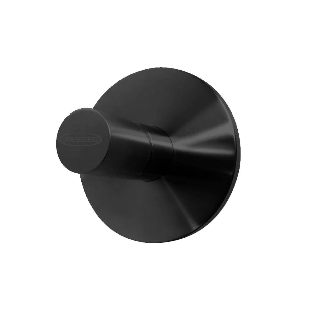 Monomando de empotrar para regadera BASIC INOX 2.0 Negro Wasser