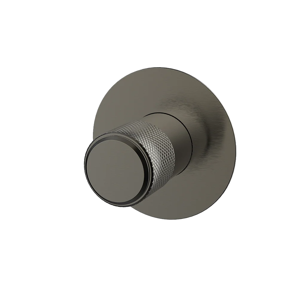 Monomando de empotrar para regadera PROJECT 1.0 Gun metal Wasser