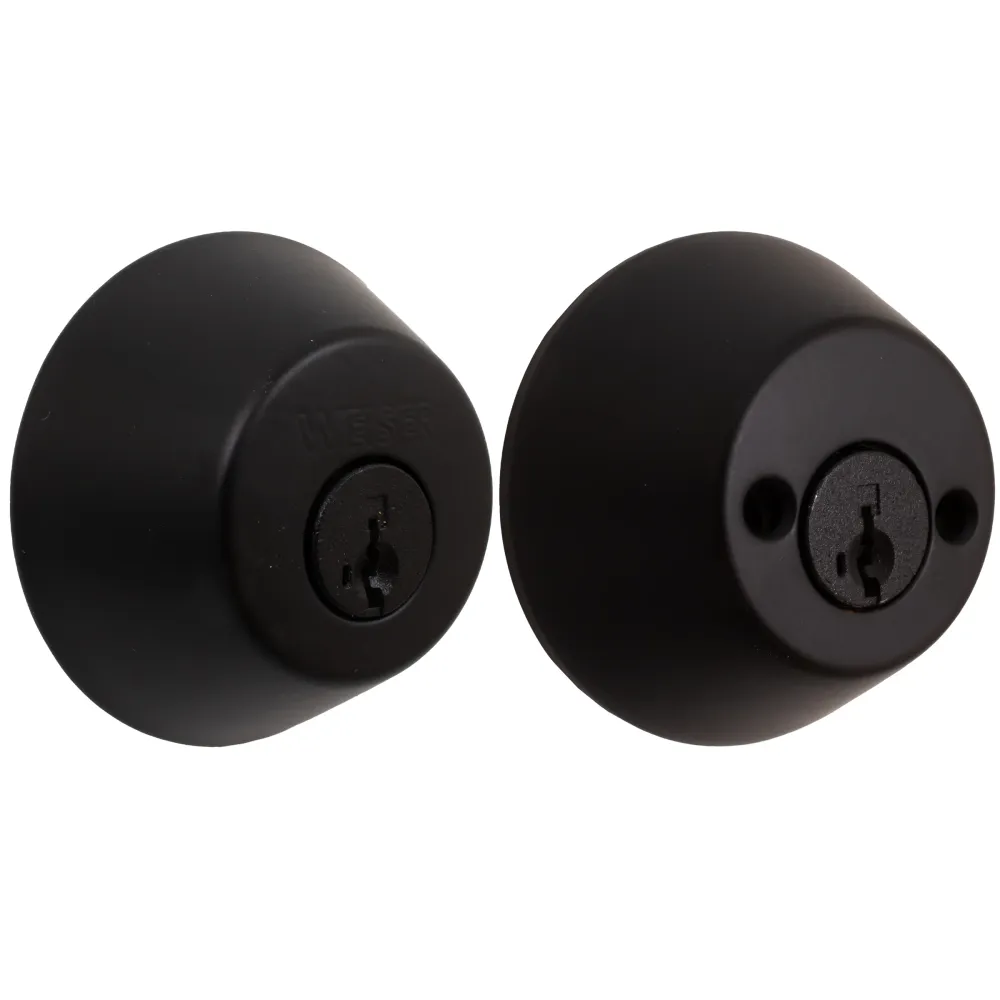 GD9371 514 K4 SMT B 6LS2R2 Cerrojo de 2 cilindros - Negro mate Weiser Lock