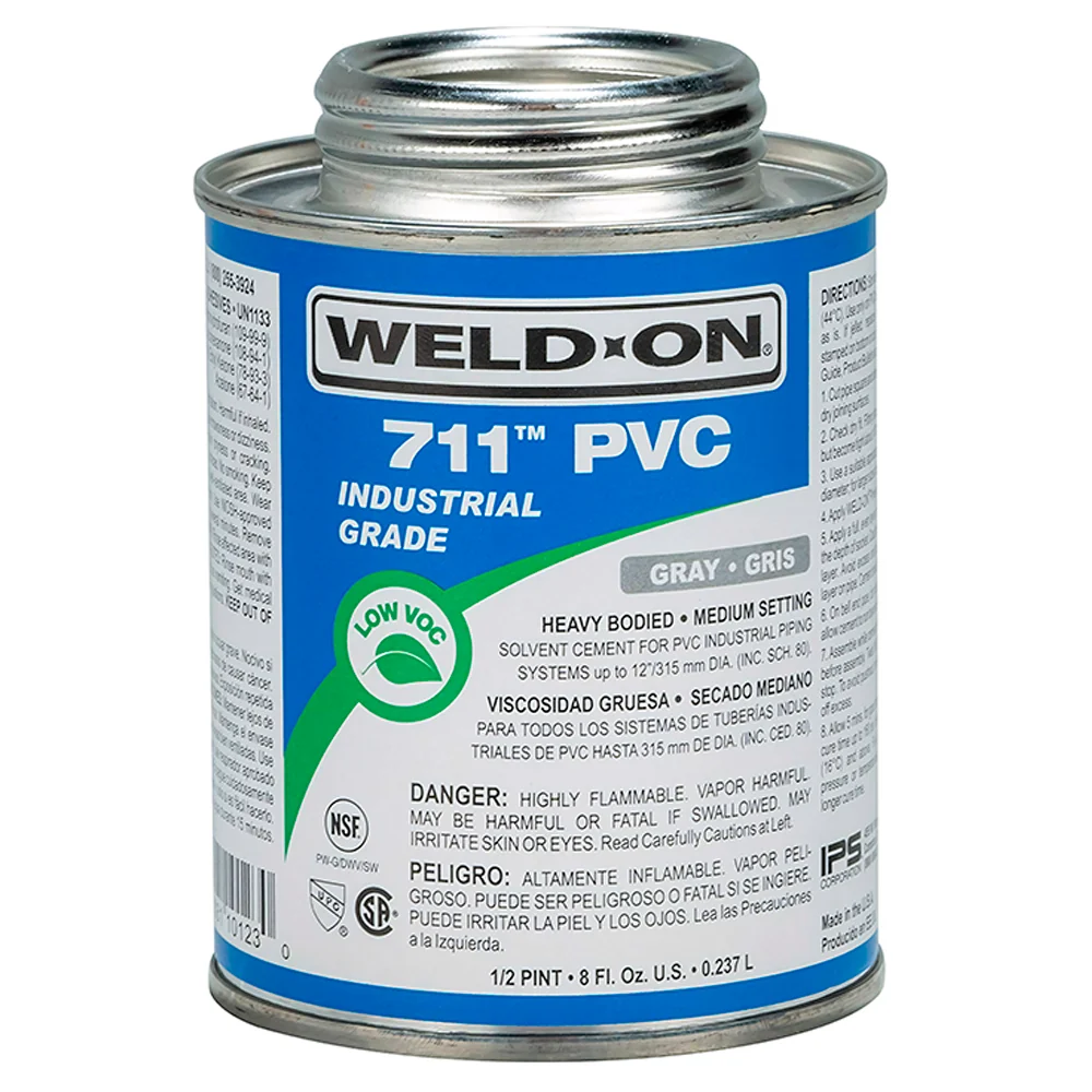 Pegamento Weld-On 711 1/4 Lt Gris WELD ON