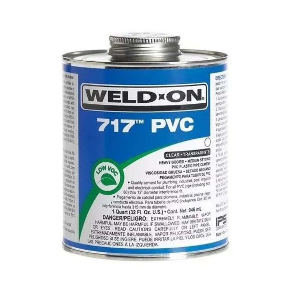 Pegamento Weld-On 717 1/2 Lt Transparente WELD ON