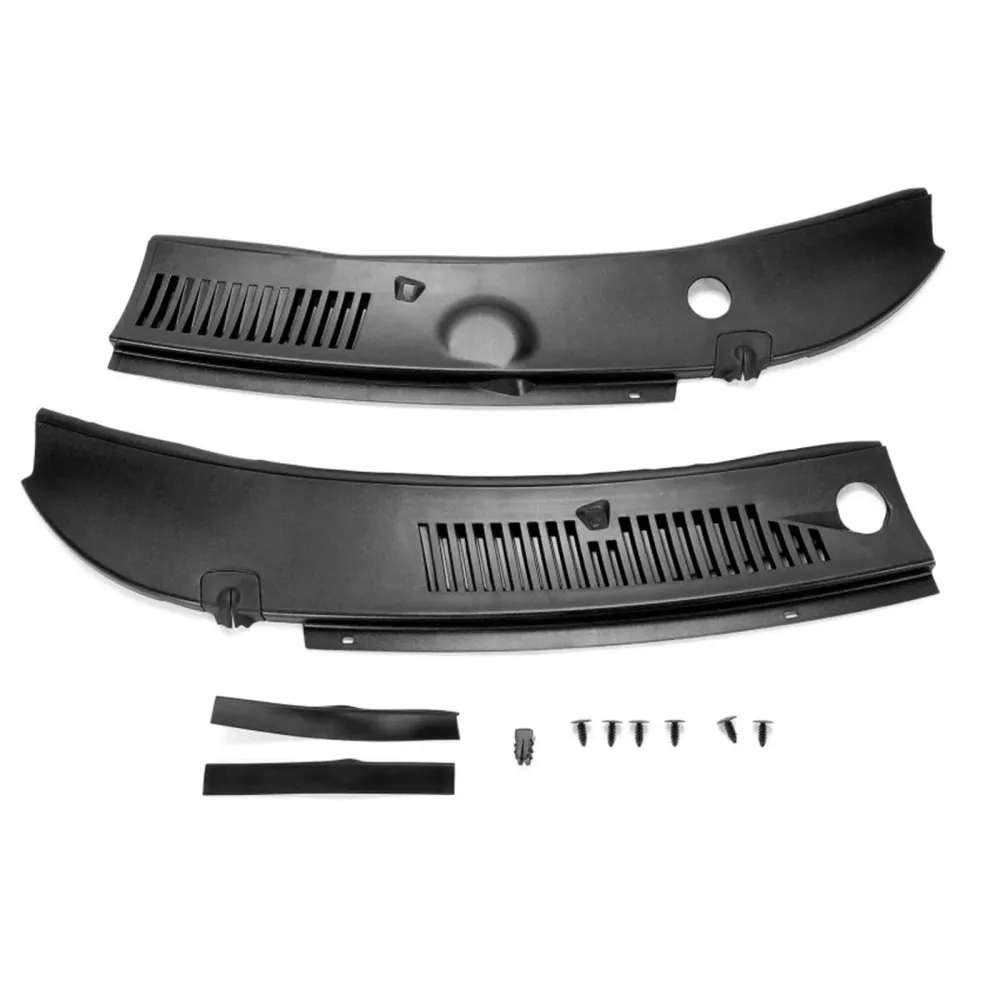 1999-2004 Ford Mustang GT, Coupé/Convertible Limpiaparabrisas Ventana Panel de cubierta Rejilla derecha & LH3R3Z6302228AAA