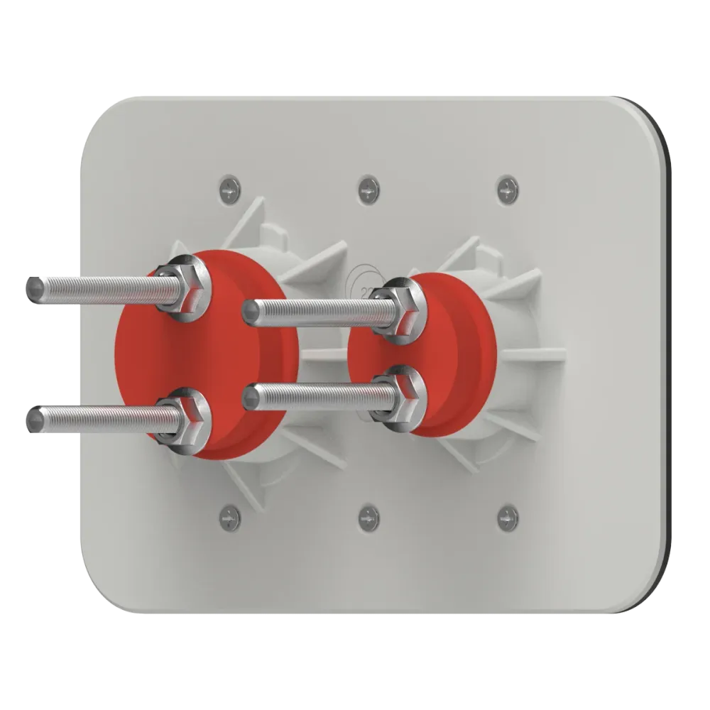 Placa doble de concreto — Ø35/46mm 22 System