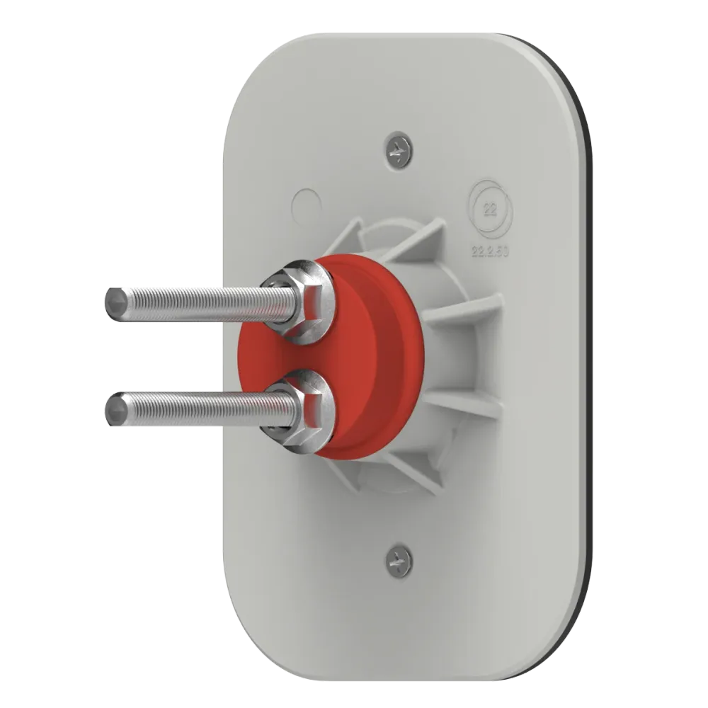 Placa sencilla concreto — Ø35 22 System
