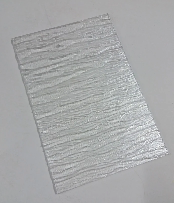 Plancha Acrílico Textura Niagara Verde Acrilicos Norglas
