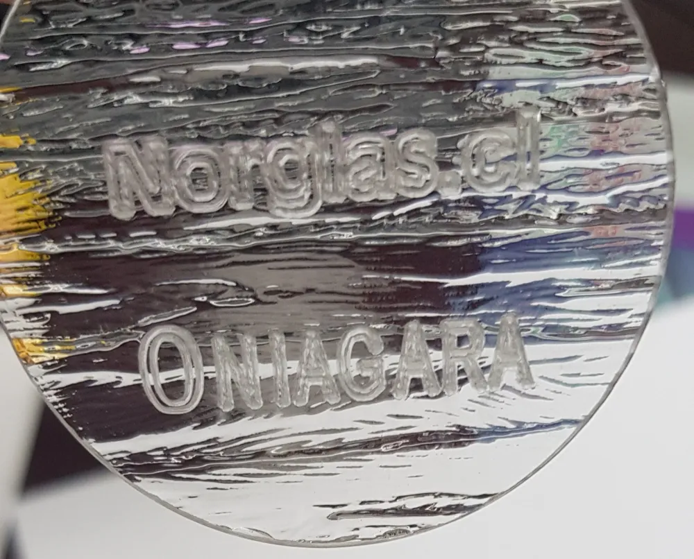 Plancha Acrílico Textura Niagara Verde Acrilicos Norglas