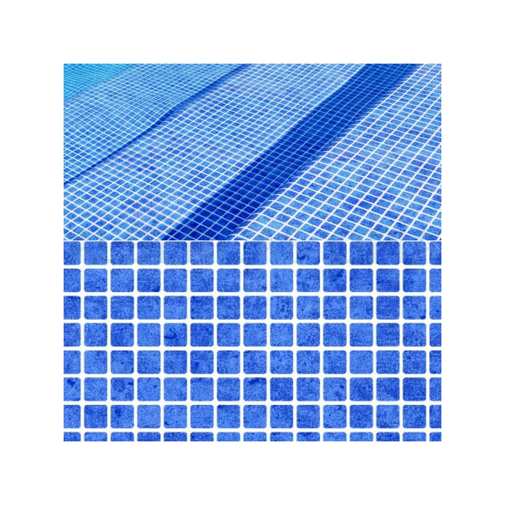 Geomembrana/ Liner Color Mosaico Blue Albercas OPIA S.A. de C.V.