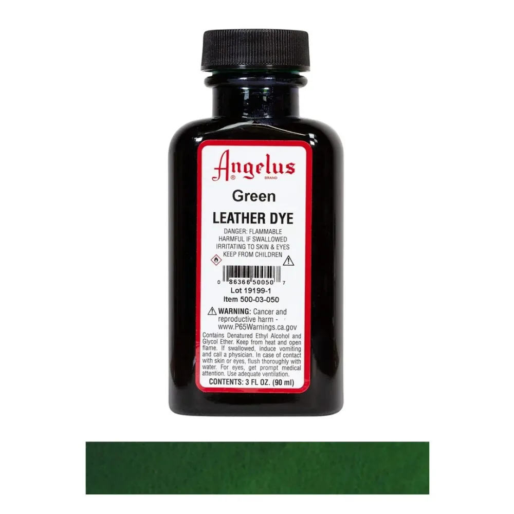 Tinte cuero Green Angelus Brand