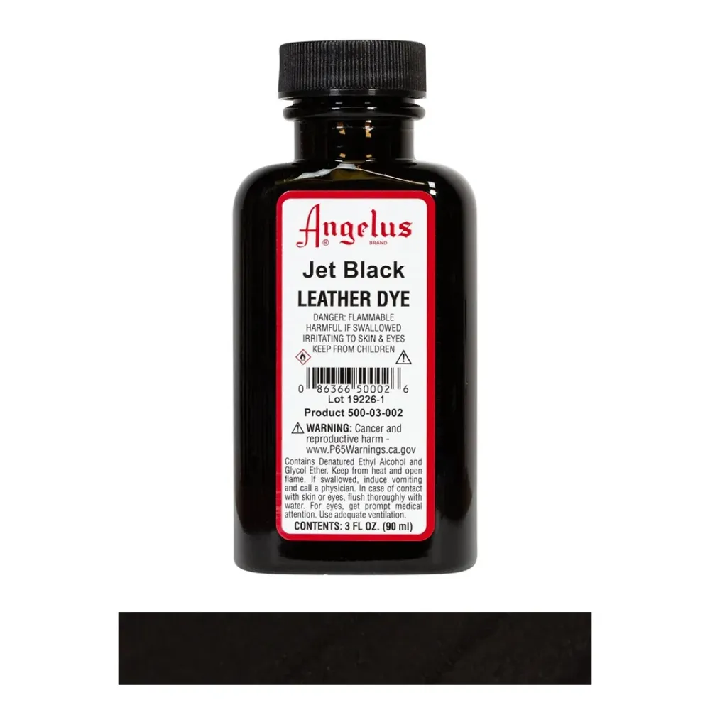 Tinte cuero Jet black Angelus Brand