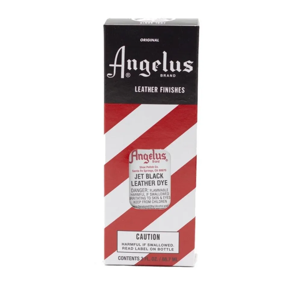 Tinte cuero Jet black Angelus Brand