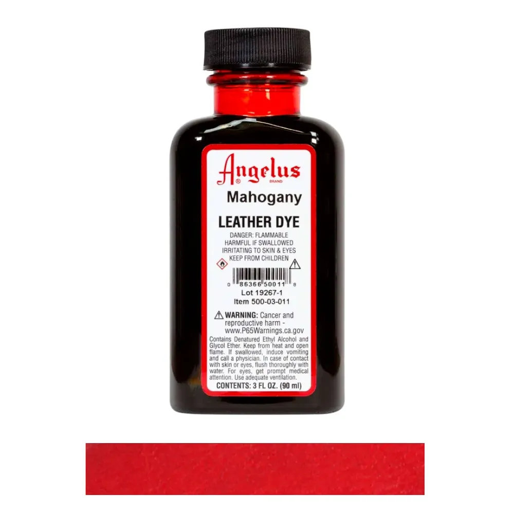Tinte cuero Mahogany Angelus Brand
