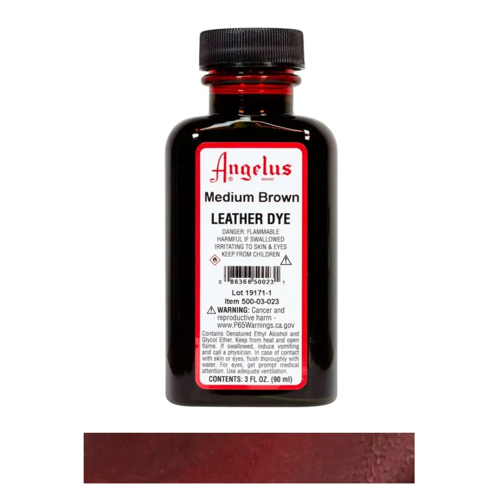 Tinte cuero Medium brown Angelus Brand