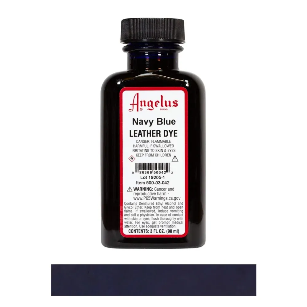 Tinte cuero Navy blue Angelus Brand