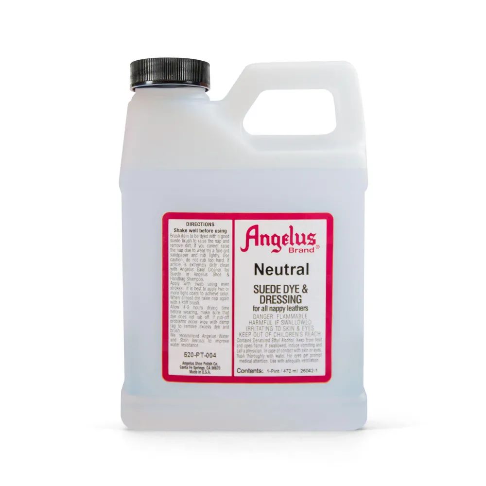 Tinte gamuza neutral 16 oz (No aporta color) Angelus Brand