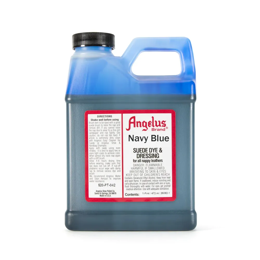 Tinte Suede Navy blue 16 oz Angelus Brand
