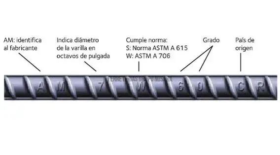 VARILLA DEFORMADA GRADO 60 W #4 1/2" X 6 M ARCELORMITTAL
