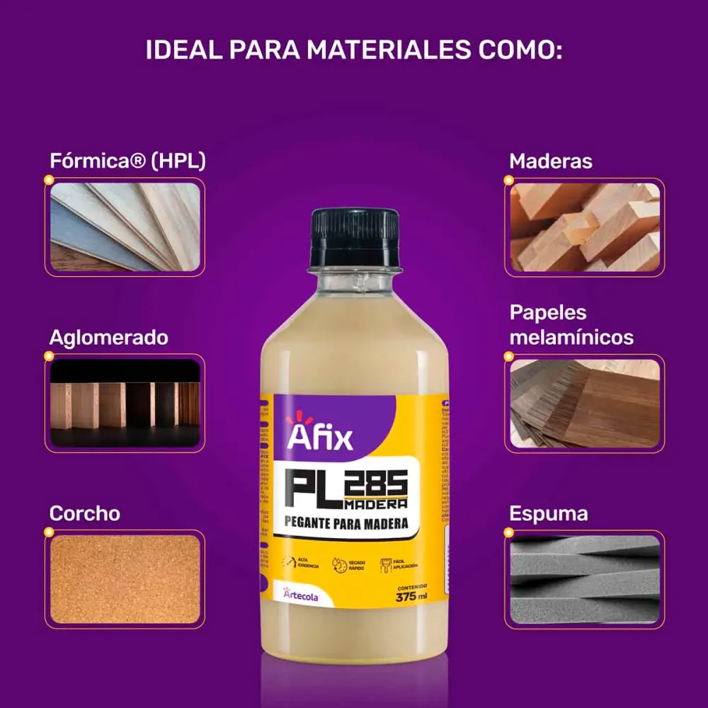 Pegante pl 285 375ml Artecola