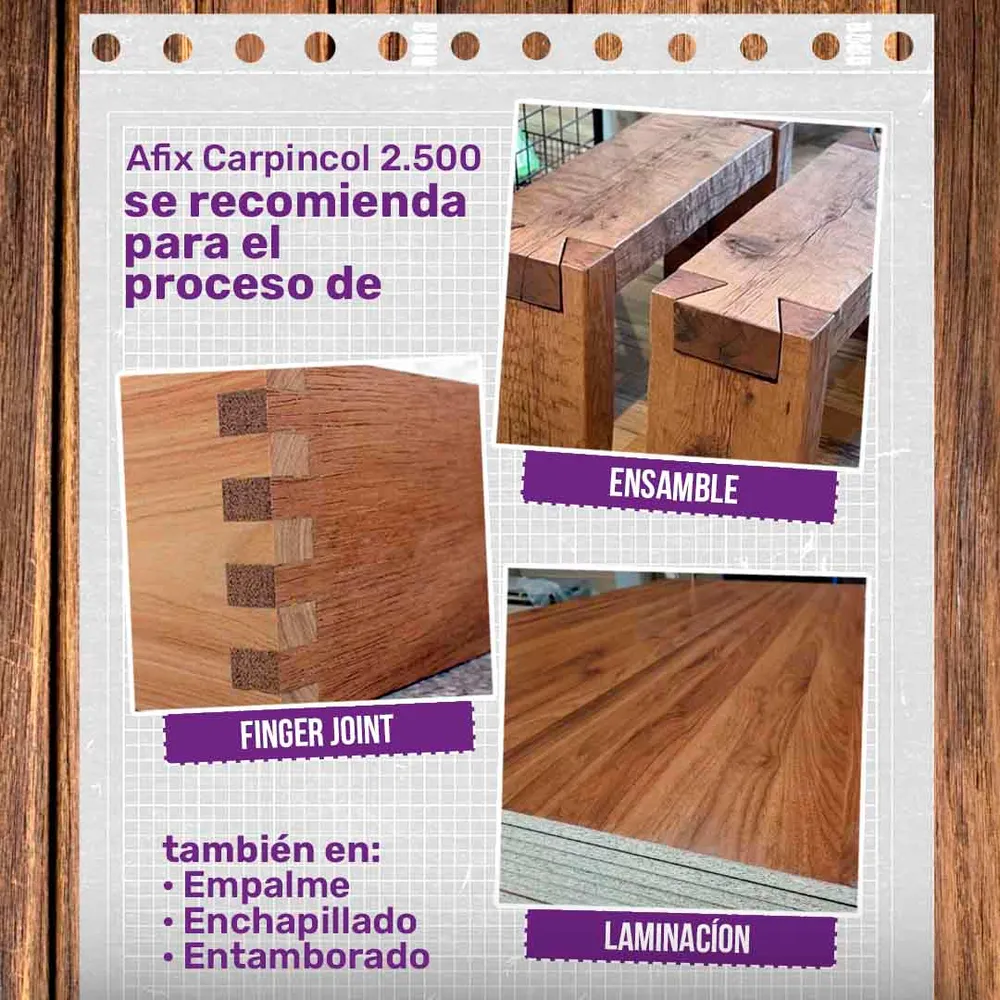 Pegante carpincol 2500 1 galón Artecola
