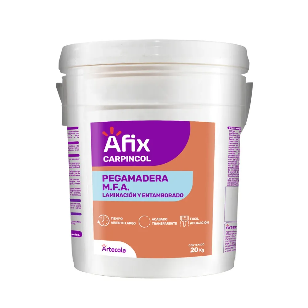Pegante pegamadera mfa 20kg Artecola