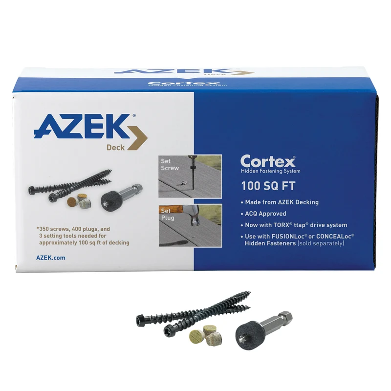TORNILLOS DE CUBIERTA 2-3/4" BRZWLNT Azek