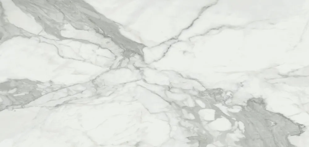 Porcelanato Esmaltado Rectificado Pulido 120X260cm - Baldocer Invictus Blanco