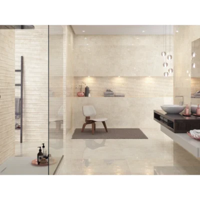 Revestimiento De Ceramica Rectificado Mate 30X90cm Bone - Baldocer Ozone