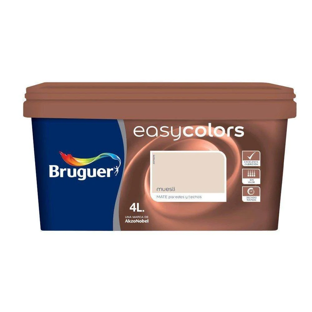 Bruguer Pintura Plastica Mate 4L Espliego