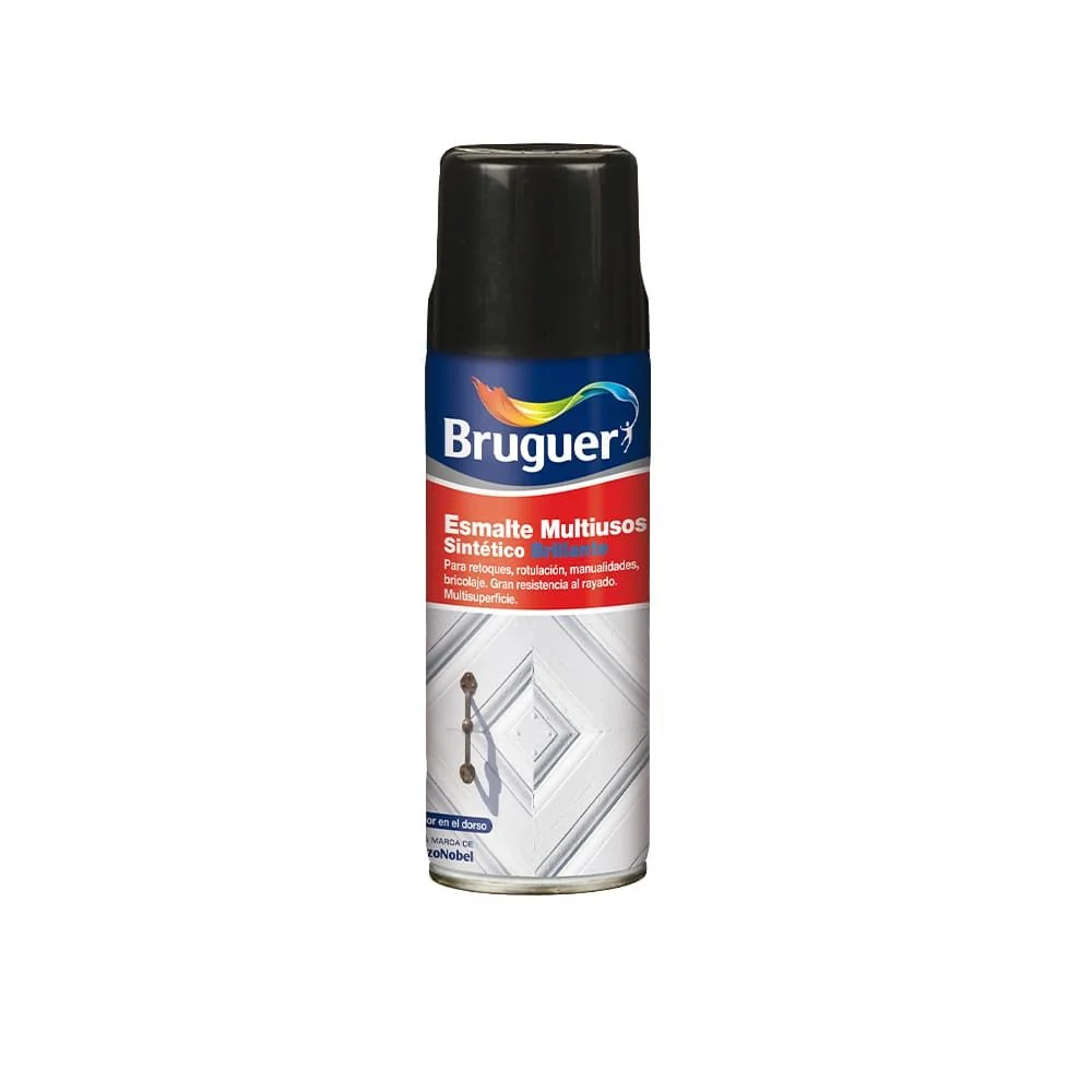 ESMALTE SINTÉTICO MULTIUSO SPRAY BLANCO BRILLANTE 400 ml BRUGUER