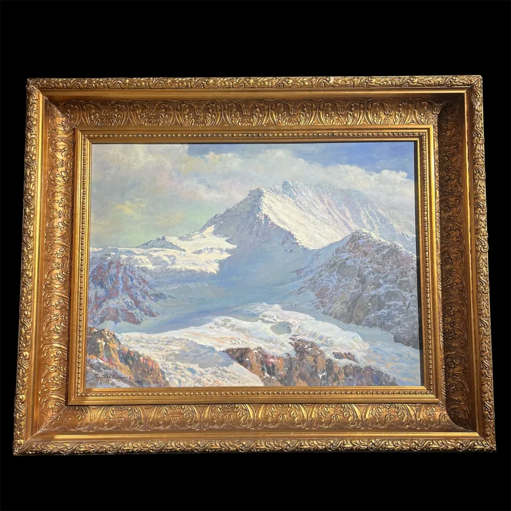 Francisco Jara Quiñones - Óleo sobre tela 'Cordillera Nevada 2006' Bucarest Art & Antiques